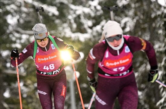 Russia Biathlon Commonwealth Cup Women Sprint