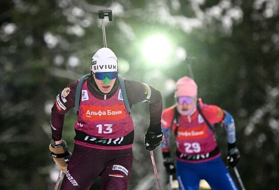 Russia Biathlon Commonwealth Cup Women Sprint