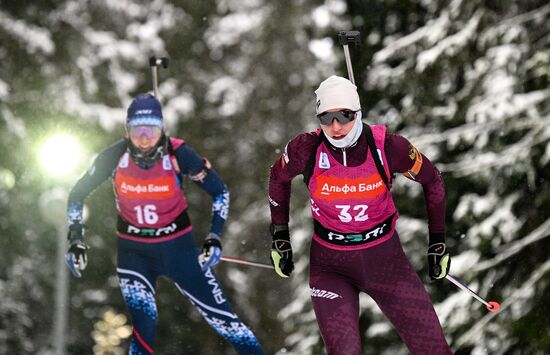 Russia Biathlon Commonwealth Cup Women Sprint