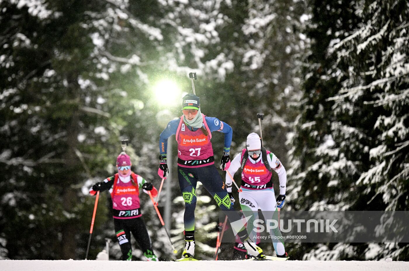 Russia Biathlon Commonwealth Cup Women Sprint