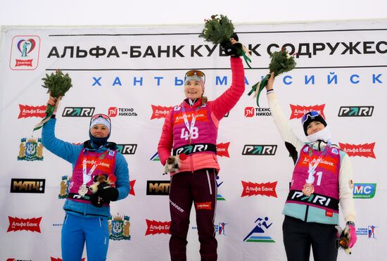 Russia Biathlon Commonwealth Cup Women Sprint