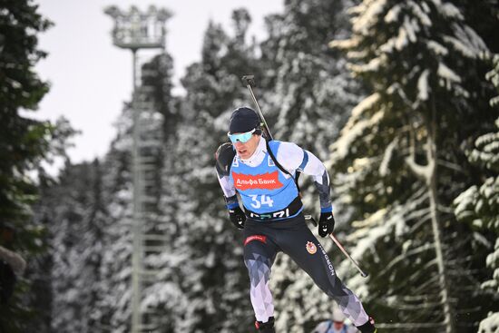 Russia Biathlon Commonwealth Cup Men Sprint