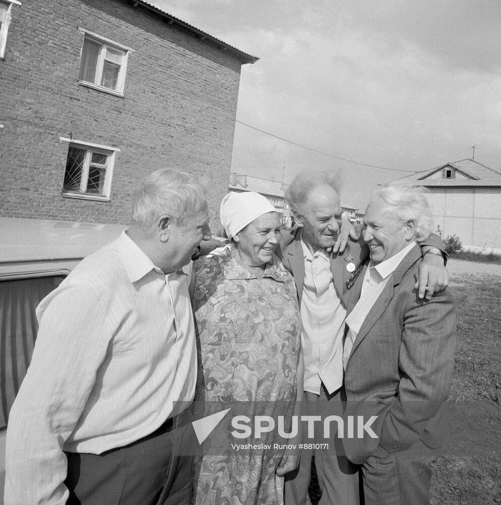 Meeting of Panfilov Division Veterans