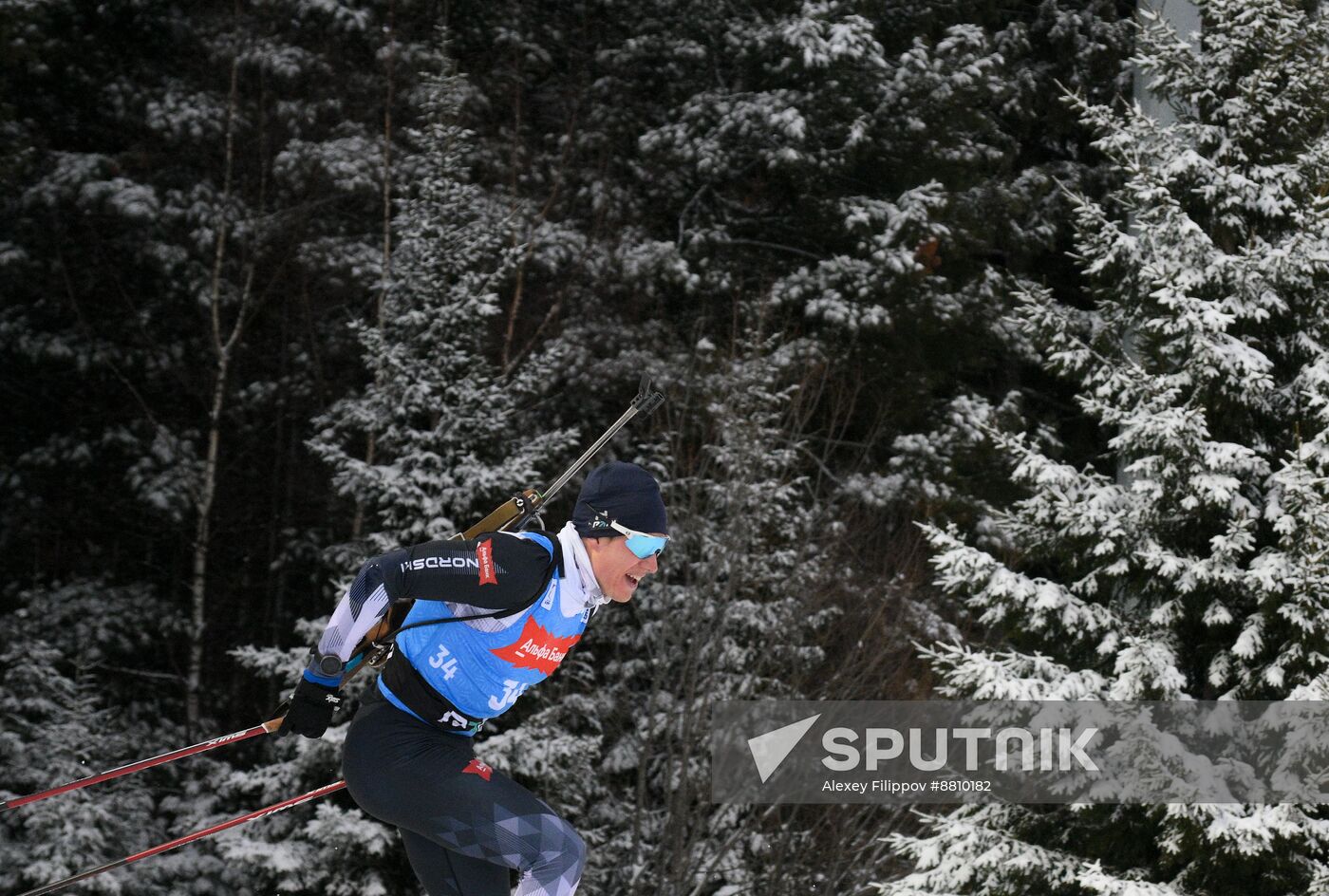 Russia Biathlon Commonwealth Cup Men Sprint