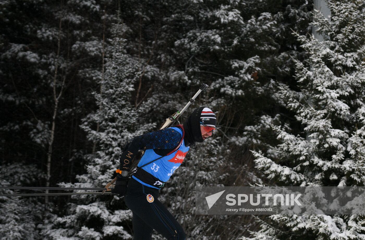 Russia Biathlon Commonwealth Cup Men Sprint