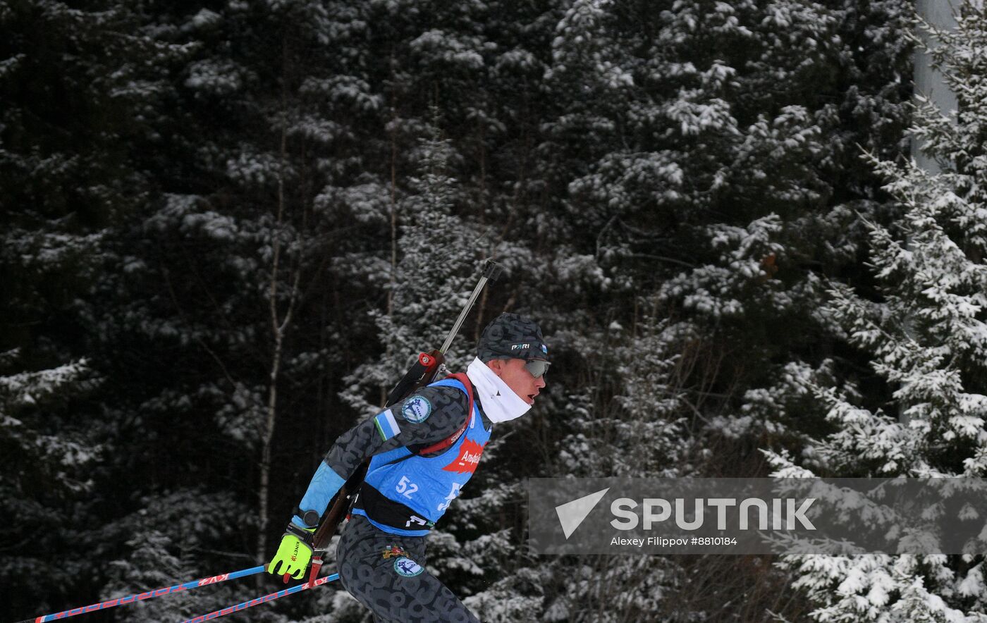 Russia Biathlon Commonwealth Cup Men Sprint