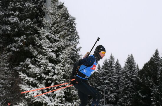 Russia Biathlon Commonwealth Cup Men Sprint