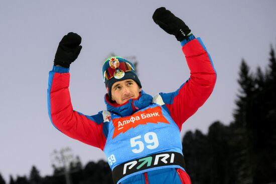 Russia Biathlon Commonwealth Cup Men Sprint