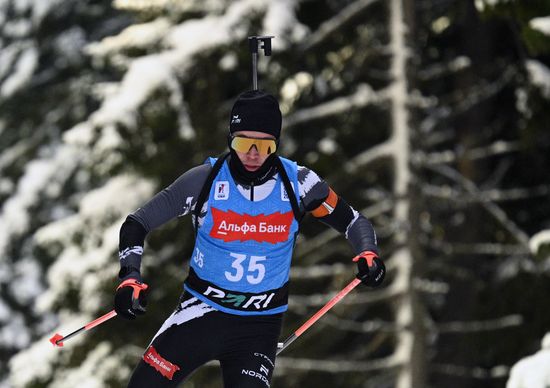 Russia Biathlon Commonwealth Cup Men Sprint