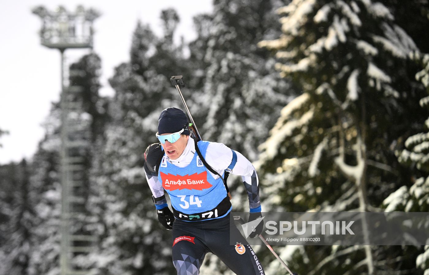Russia Biathlon Commonwealth Cup Men Sprint