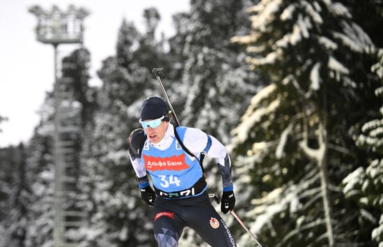 Russia Biathlon Commonwealth Cup Men Sprint