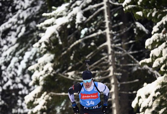 Russia Biathlon Commonwealth Cup Men Sprint
