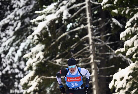 Russia Biathlon Commonwealth Cup Men Sprint