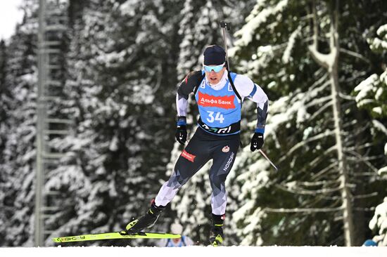 Russia Biathlon Commonwealth Cup Men Sprint