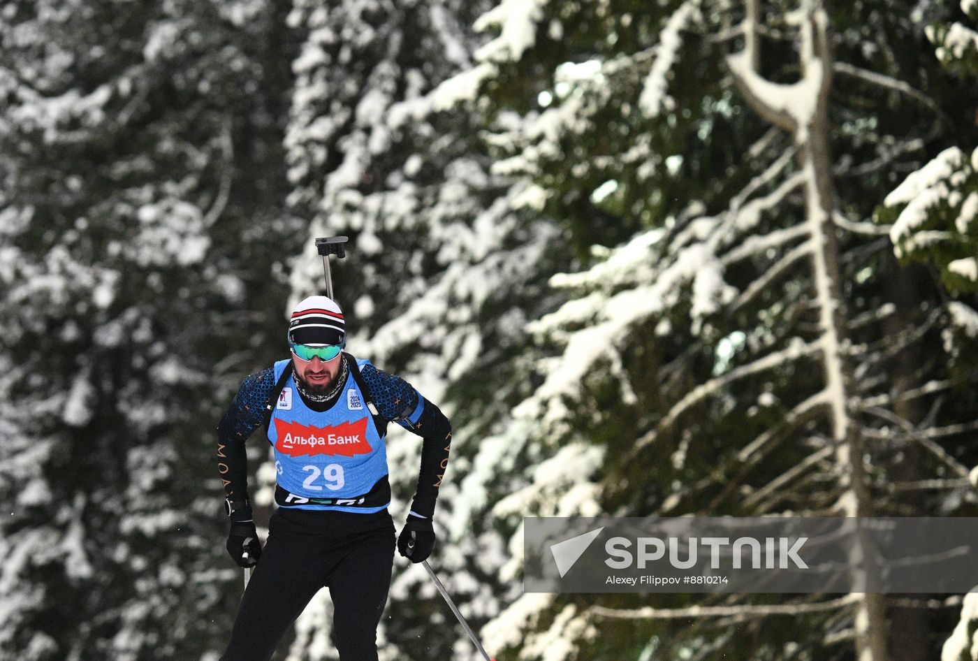 Russia Biathlon Commonwealth Cup Men Sprint
