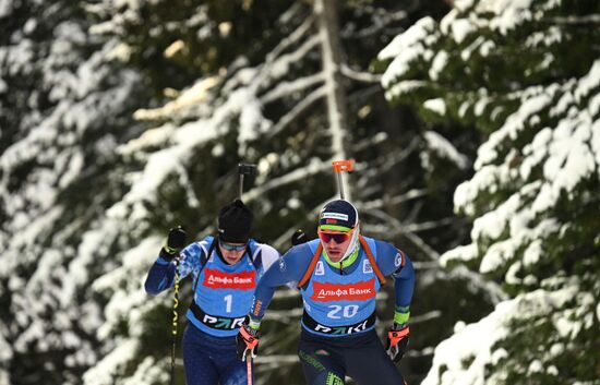 Russia Biathlon Commonwealth Cup Men Sprint