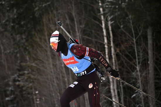 Russia Biathlon Commonwealth Cup Men Sprint