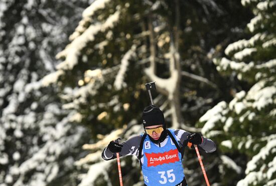 Russia Biathlon Commonwealth Cup Men Sprint