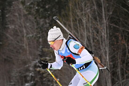 Russia Biathlon Commonwealth Cup Men Sprint