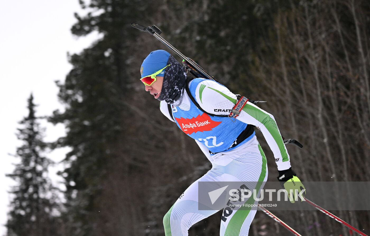 Russia Biathlon Commonwealth Cup Men Sprint