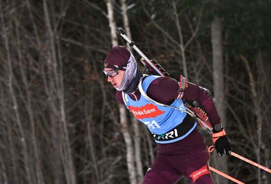 Russia Biathlon Commonwealth Cup Men Sprint