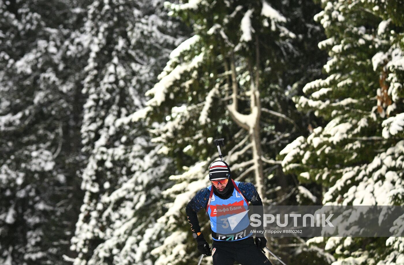 Russia Biathlon Commonwealth Cup Men Sprint