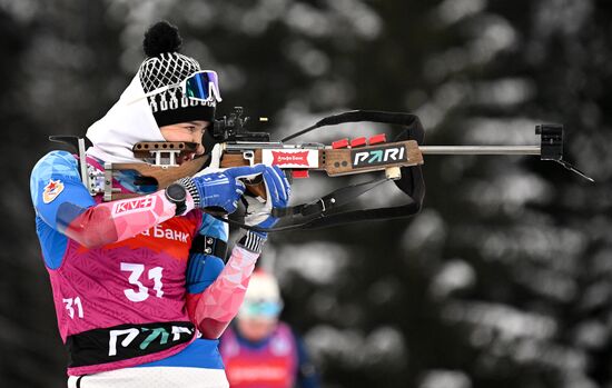 Russia Biathlon Commonwealth Cup Women Sprint