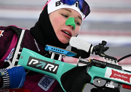 Russia Biathlon Commonwealth Cup Women Sprint