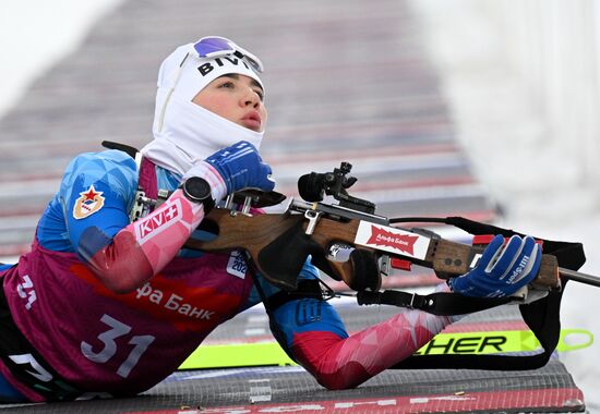 Russia Biathlon Commonwealth Cup Women Sprint