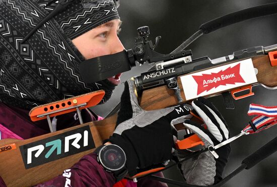 Russia Biathlon Commonwealth Cup Women Sprint