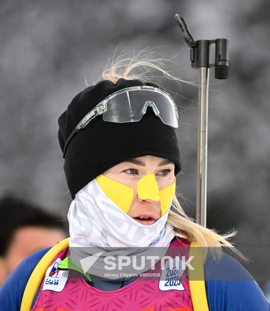 Russia Biathlon Commonwealth Cup Women Sprint