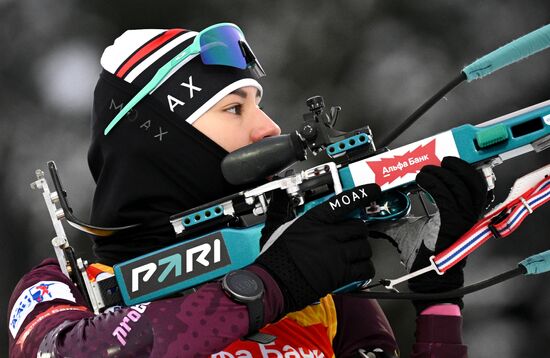 Russia Biathlon Commonwealth Cup Women Sprint