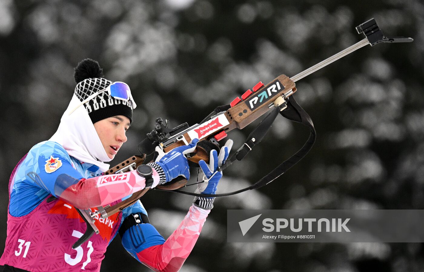 Russia Biathlon Commonwealth Cup Women Sprint