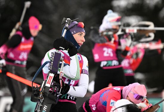 Russia Biathlon Commonwealth Cup Women Sprint