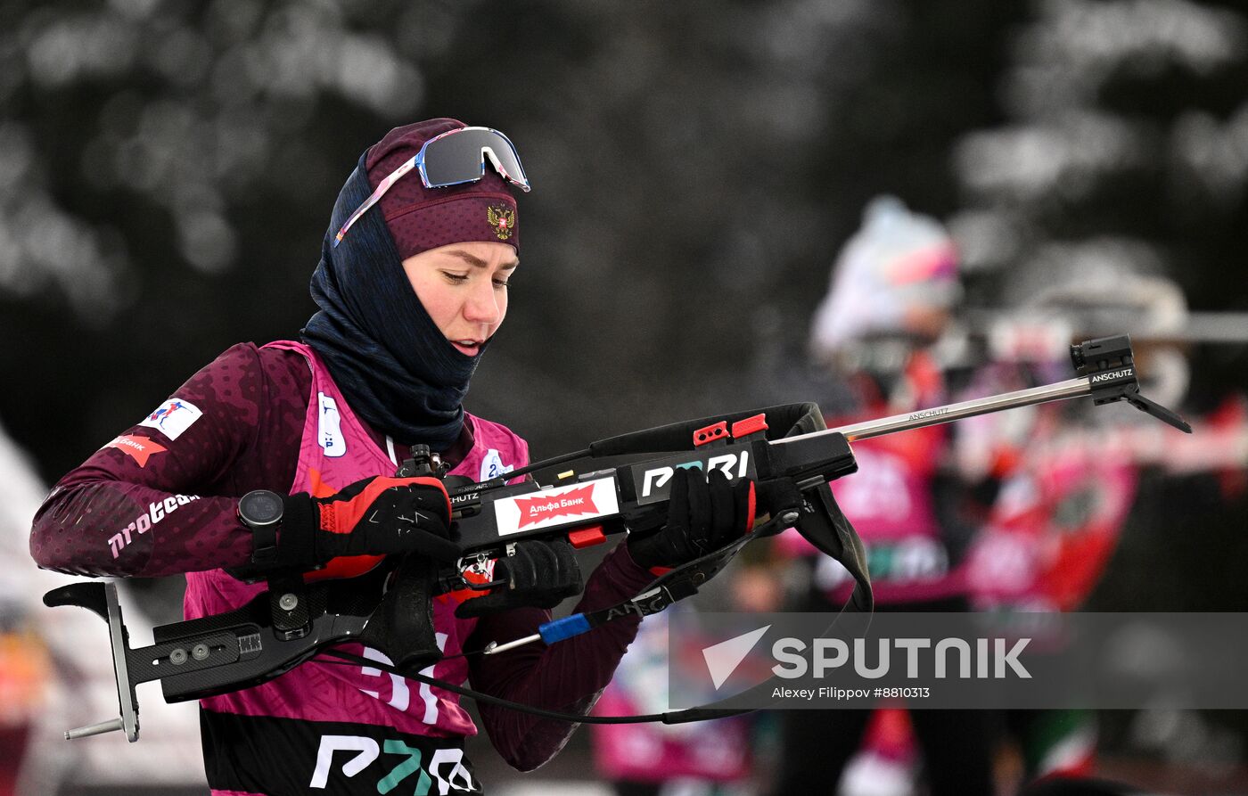 Russia Biathlon Commonwealth Cup Women Sprint