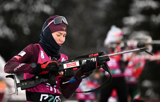 Russia Biathlon Commonwealth Cup Women Sprint