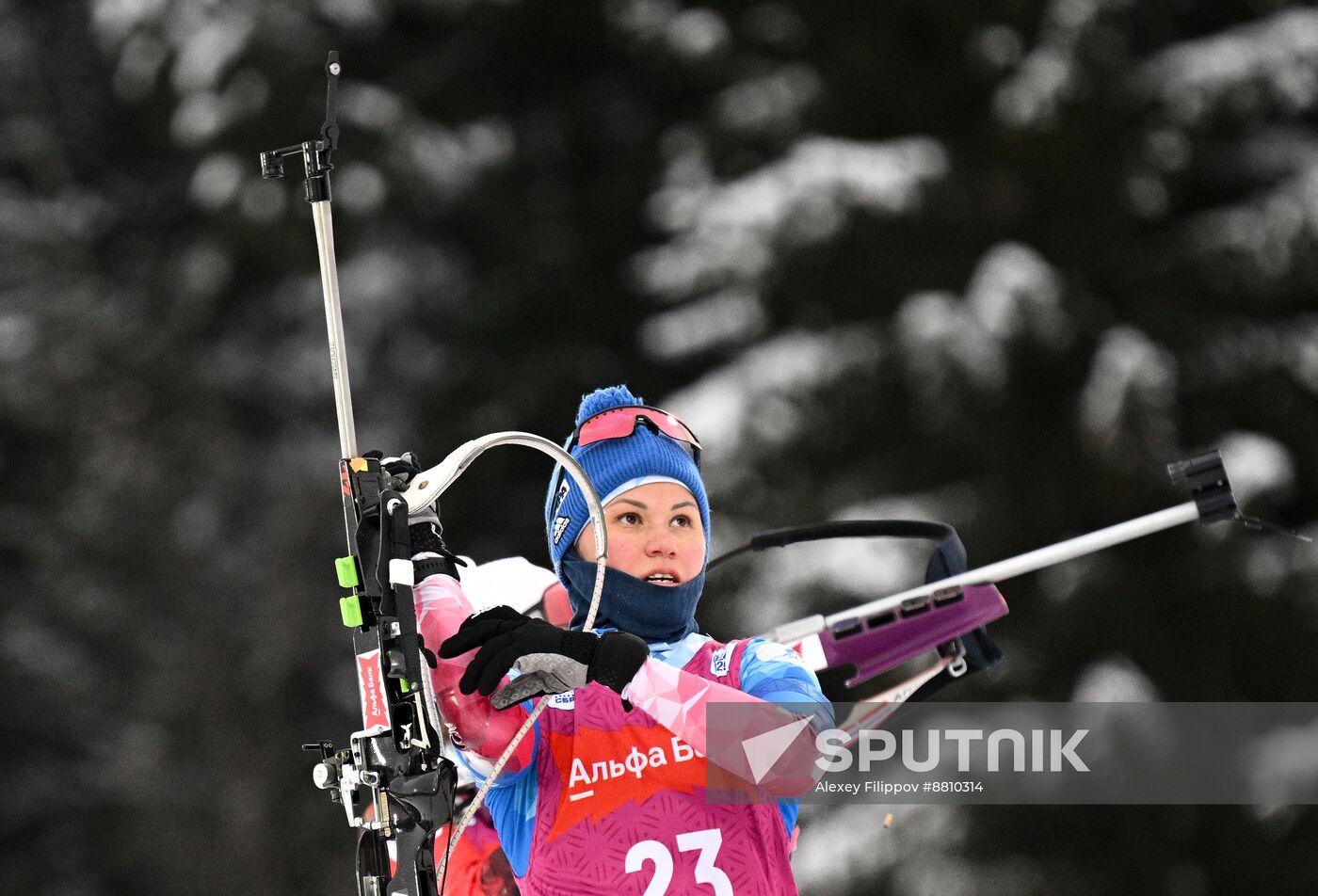 Russia Biathlon Commonwealth Cup Women Sprint