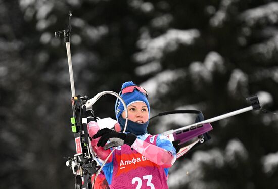 Russia Biathlon Commonwealth Cup Women Sprint