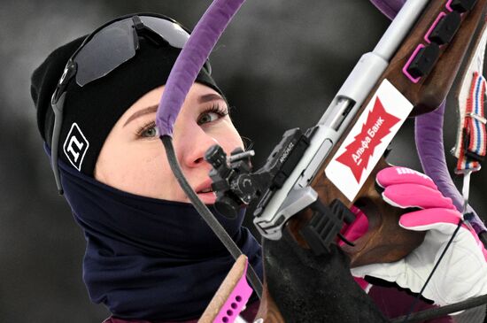 Russia Biathlon Commonwealth Cup Women Sprint