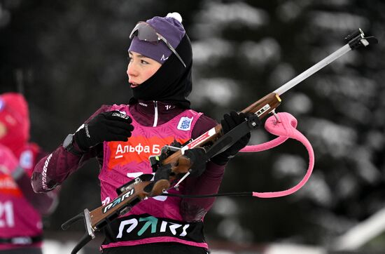 Russia Biathlon Commonwealth Cup Women Sprint