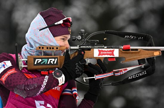 Russia Biathlon Commonwealth Cup Women Sprint