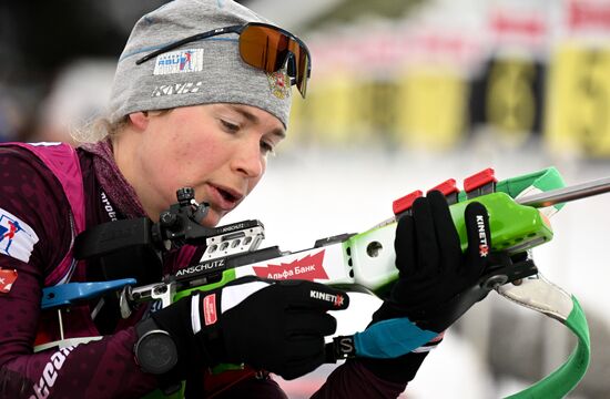 Russia Biathlon Commonwealth Cup Women Sprint