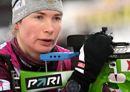 Russia Biathlon Commonwealth Cup Women Sprint