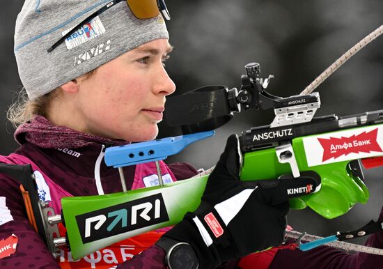 Russia Biathlon Commonwealth Cup Women Sprint