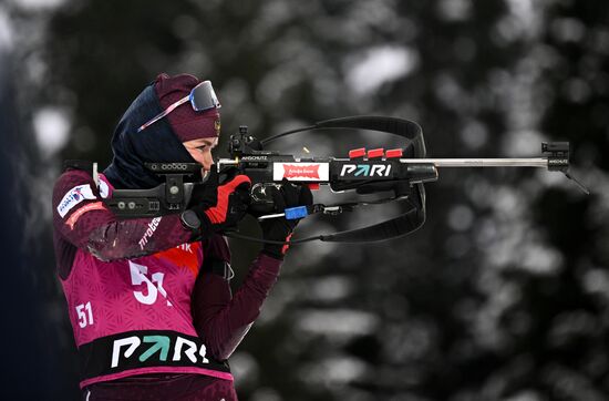 Russia Biathlon Commonwealth Cup Women Sprint