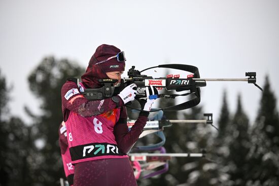 Russia Biathlon Commonwealth Cup Women Pursuit