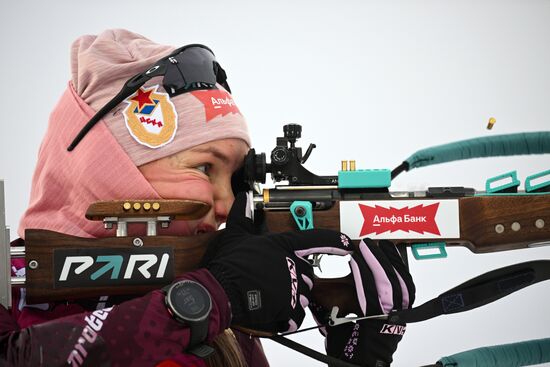 Russia Biathlon Commonwealth Cup Women Pursuit