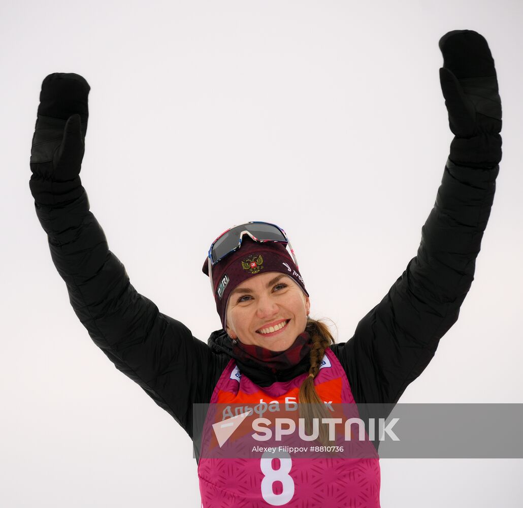 Russia Biathlon Commonwealth Cup Women Pursuit