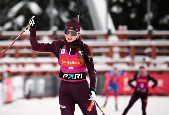 Russia Biathlon Commonwealth Cup Women Pursuit