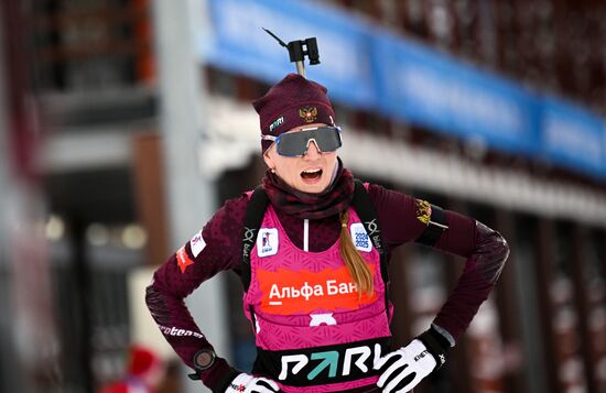 Russia Biathlon Commonwealth Cup Women Pursuit